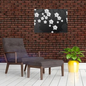 Tablou - Flori pe ramuri (70x50 cm)