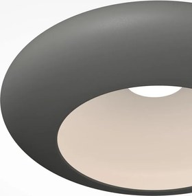 Lustra LED aplicata tavan din aluminiu gri Aros