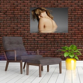 Tablou - Imaginea unei femei care face baie (90x60 cm)