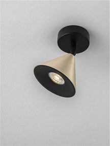 Plafoniera/Spot directionabil CONICO auriu, NVL-9011424
