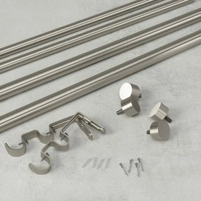 Galerie de perdea extensibilă 305-457 cm din oțel Cappa – Umbra