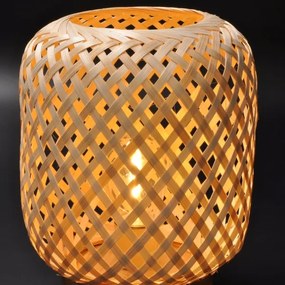 Lampă LED decorativă de masă Solight WO3107 LED/2xAAA ratan