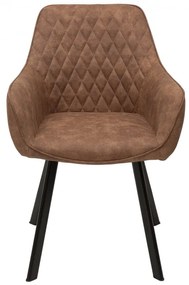 Set de 2 scaune Palermo, maro deschis A-39344 VC