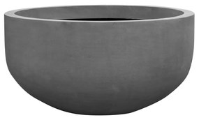 Vasul Flowerpot City, culoare gri, mai multe dimensiuni - PotteryPots mărimea: L - v. 68 cm, ⌀ 128 cm