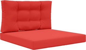 vidaXL Perna pentru canapea de exterior 2 pcs Roșu Poliester