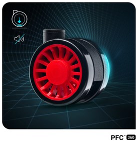 Scaun gaming Diablo X-One 2.0 Normal Size: negru-roșu