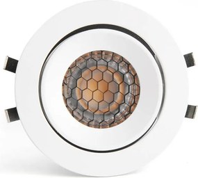 Spot LED incastrat directionabil IP44 KIVI alb 7W 2700K