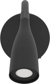 Eglo 901818 - Lampă LED de perete flexibilă OLIVANDINO, 3,8W/230V, neagră