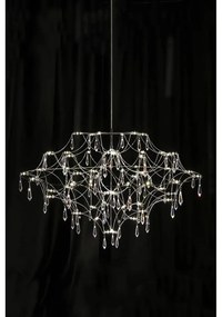 Lustră argintie LED ø 80 cm Efesos – Markslöjd