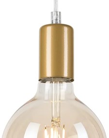 Lustră pe cablu ASTRID 1xE27/60W/230V auriu