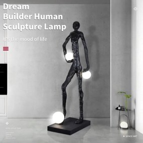 Immax 08805XL - Lampadar SILUETTE 3xE27/60W/230V 185 cm Aura