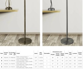Veioza / Lampa de masa clasica design elegant Vegas EU7564SS SRT