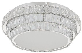 Plafonieră LED dimabilă Globo 68157-48 KLARA LED/48W/230V d. 50 cm + telecomandă