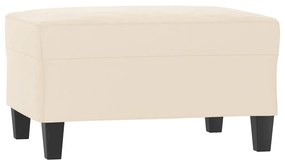 vidaXL Taburet, bej, 70x55x41 cm, țesătură microfibră