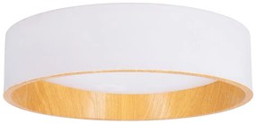 Lustră albă-în culoare naturală LED ø 40 cm Lazio – Candellux Lighting