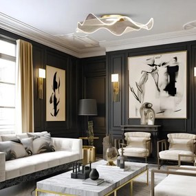 Plafonieră LED LARGO LED/16W/230V auriu