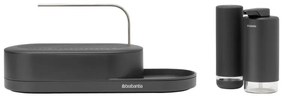 Organizator chiuveta Brabantia SinkStyle 1008502, 3 piese, 200 ml, Finisaj mineral, Gri