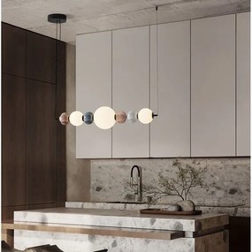 Lustra LED cu ceramica multicolora DAZZ