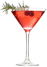 Fotografie Martini Glass of Cosmopolitan Cocktail, Red, YinYang