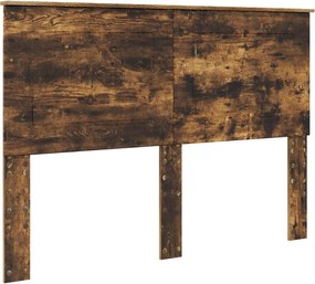 vidaXL Tăblie cap Stejar Afumat Lemn prelucrat