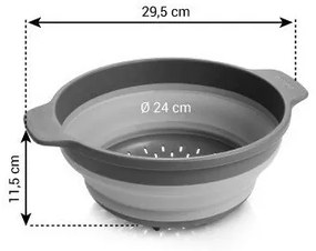 Tescoma GrandCHEF strecurătoare pliabilă, 24 cm