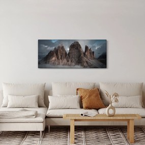 Tablou - Trei Dinți, Dolomiți Italieni (120x50 cm)
