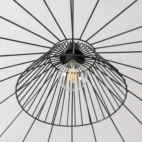 Brilagi - Lustră LED suspendată pe cablu CERIA WIRE 1xE27/40W/230V Ø 80 cm, neagră