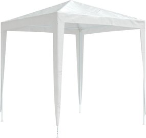 vidaXL Cort de petrecere, alb, 2 x 2 m