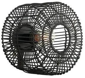 Aplica de perete design modern Mindi negru