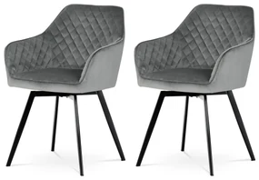 Set de scaune de sufragerie DCH-425 GREY4, 2 buc.