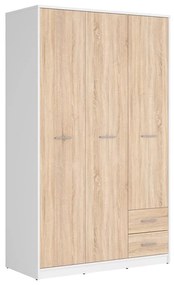 Dulap de haine Nepo Plus 36 (alb + stejar sonoma) . 1098438