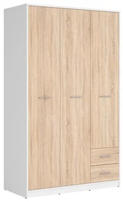 Dulap de haine Nepo Plus 36 (alb + stejar sonoma) . Promo -35%. 1098438