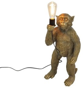 Lampa de podea aurie Monkey 27/25/55 cm