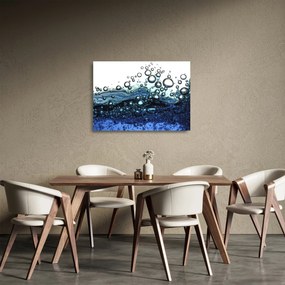 Tablou pe sticlă cu bule (70x50 cm)