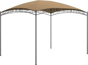 vidaXL Pavilion, gri taupe, 3x4x2,65 m, 180 g/m²