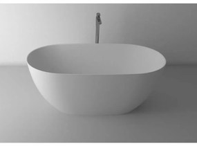 Cada baie freestanding ovala, compozit, 160 x 74 cm, Cast Marble Toronto