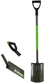 Lopată dreaptă cu mâner ergonomic