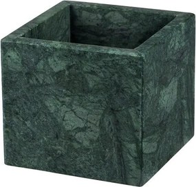 Organizator de baie verde închis pentru dischete demachiante din marmură Marble – Mette Ditmer Denmark