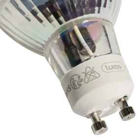 Set de 5 becuri LED GU10 50mm clare 3.5W 330 lm 3000K