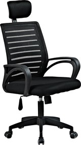 Scaun de birou, negru, TORES
