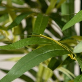 HOMCOM Plantă Artificială de Bambus, 180 cm, Realistă, cu Ghiveci Decorativ pentru Living și Dormitor, Verde | Aosom Romania