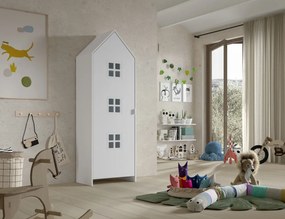 CASAMI BRUGES Dulap camera copii SATIN ALB