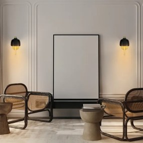 Osram - Lampă de perete DECOR COROLLE 1xG9/20W/230V neagră/aurie