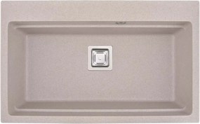 Chiuveta compozit Inter Ceramic finisaj granit nisip 78x48 cm