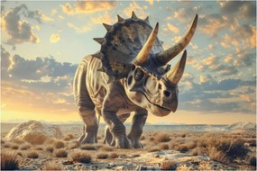 Tablou - Triceratops (90x60 cm)