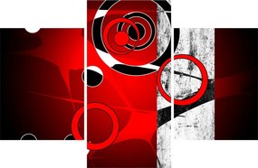 Tablou cu abstracție (90x60 cm)
