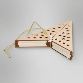 Brilagi - Stea LED de Crăciun, 62 x 40 cm, alimentare 3x AA