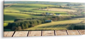 Tablou - Priveliște peisaj (120x50 cm)