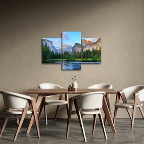 Tablou cu peisaj montan sălbatic (90x60 cm)