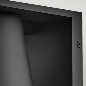 Aplică LED de exterior Hinkley HK-HANS-S-BLK HANS 1xGU10/8W/230V IP44